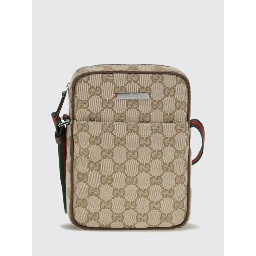 Gucci Men Mini Crossbody Bag Gucci In Gg Supreme Fabric With Monogram